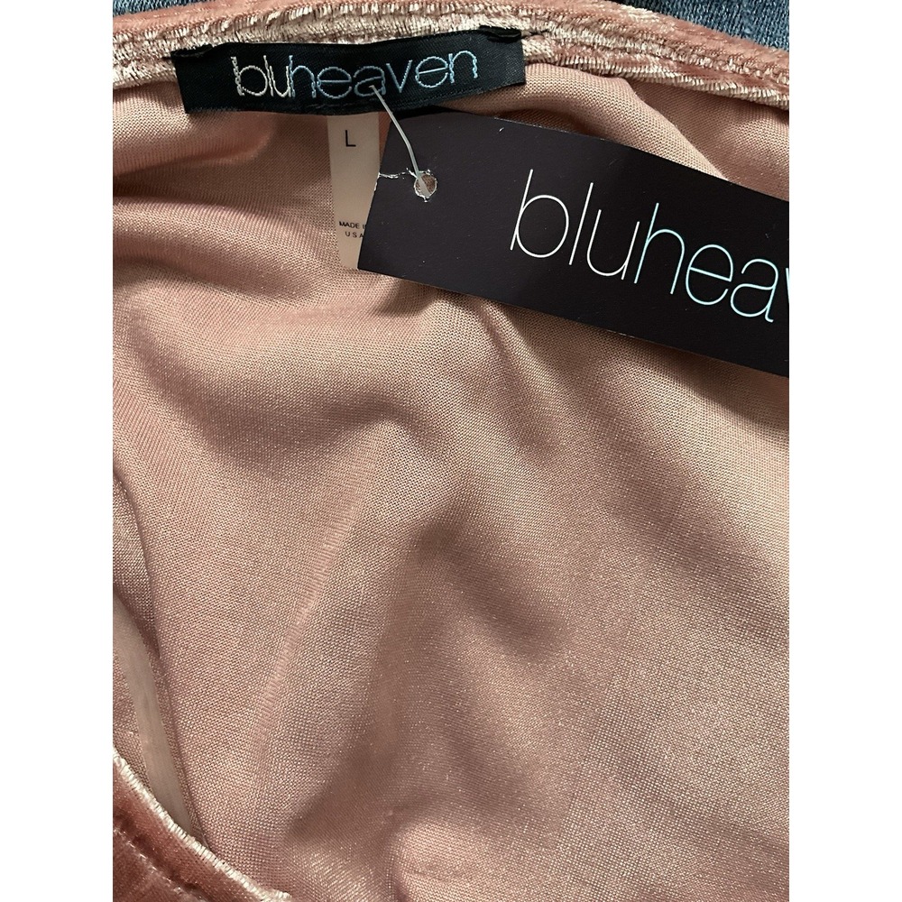 BLU HEAVEN BY UMGEE acid washed hot pink bell flutter long sleeve top Large - Picture 5 of 5
